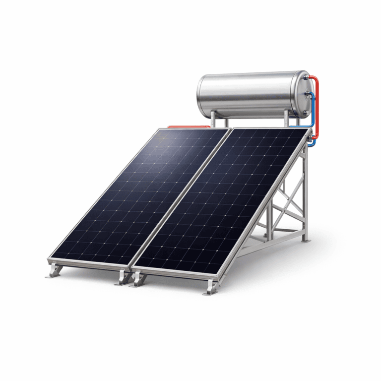Chauffe‑eau solaire hybride 200 L