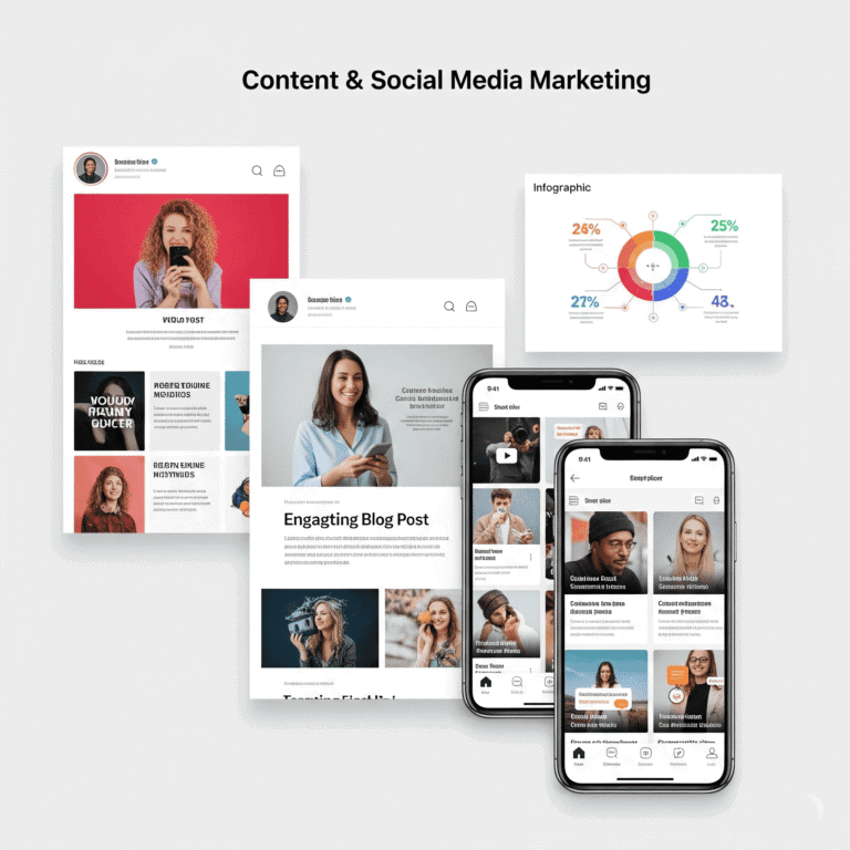 content and social media marketing