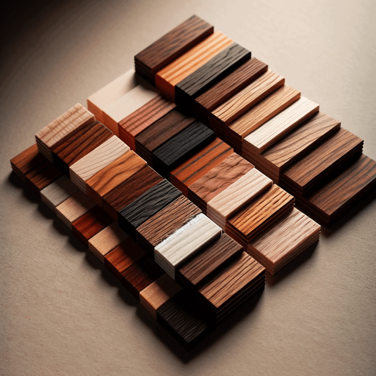 different types of woods