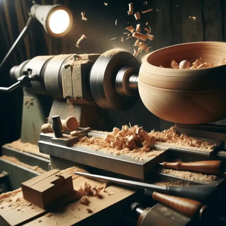 wie dreht man frisches holz auf einer drehbank