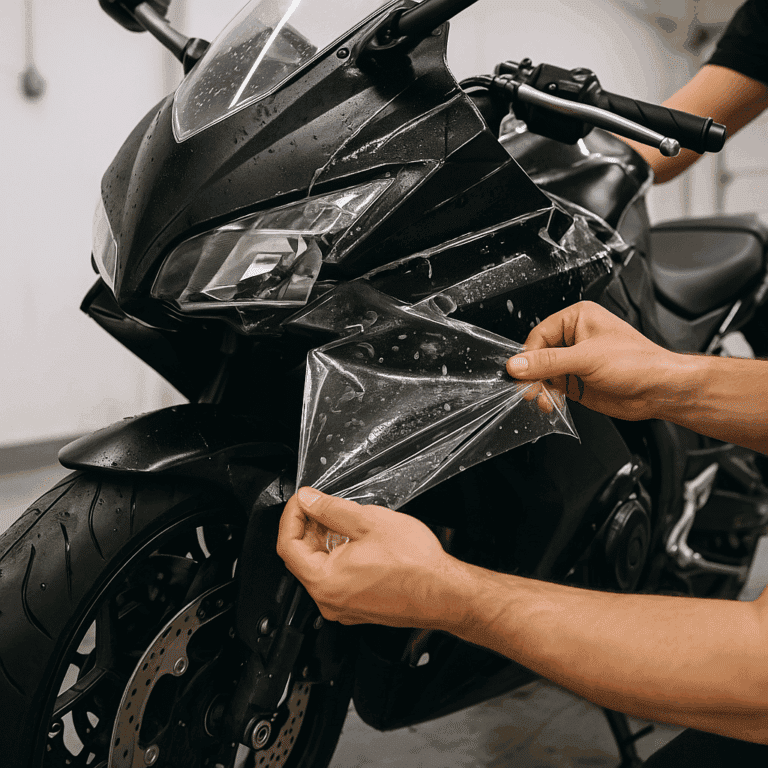 Read more about the article Motorcycle Paint Protection: Can You Use PPF on a Bike?