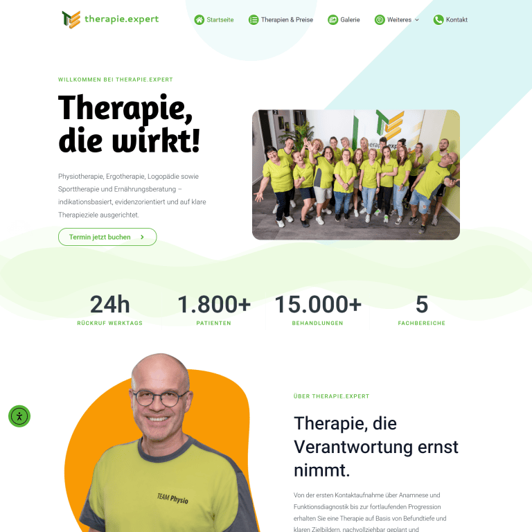 Projektscreenshot: Therapie Expert