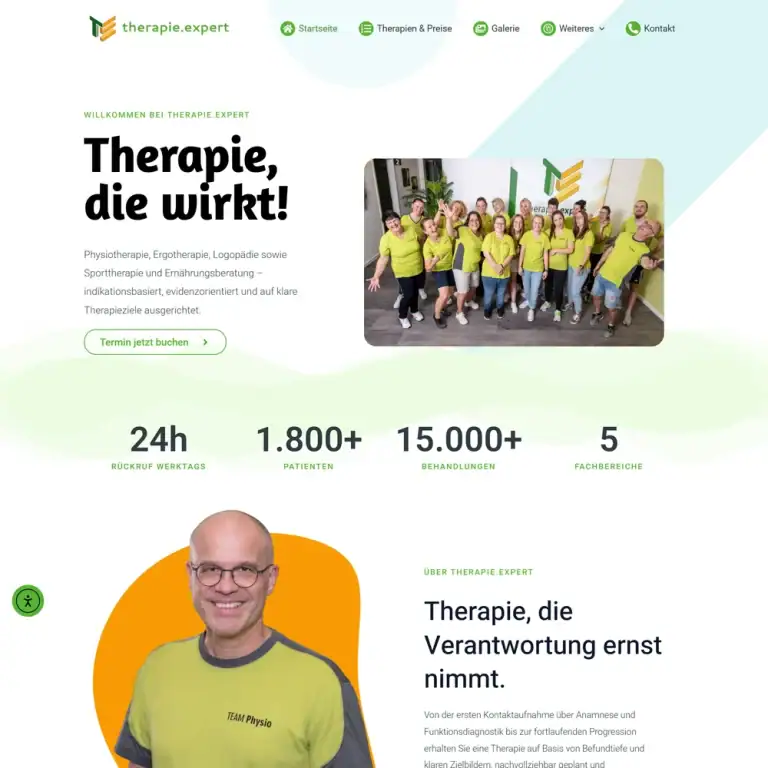 Projektscreenshot: Therapie Expert