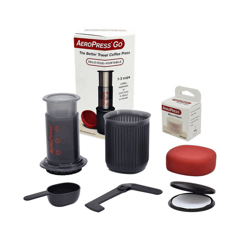 Aeropress GO coffee maker set