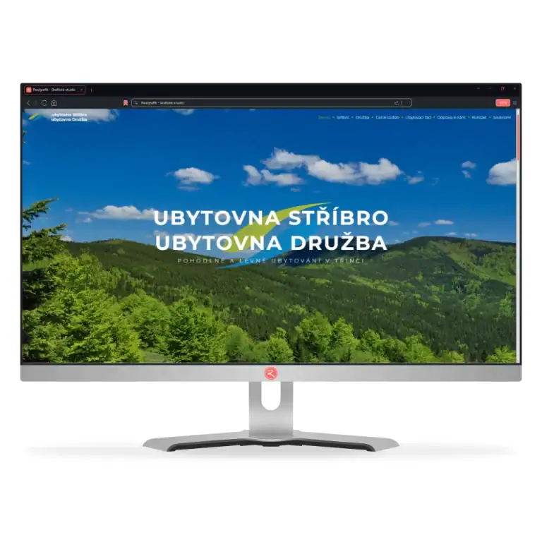 rosigrafik - ubytovna stříbro monitor