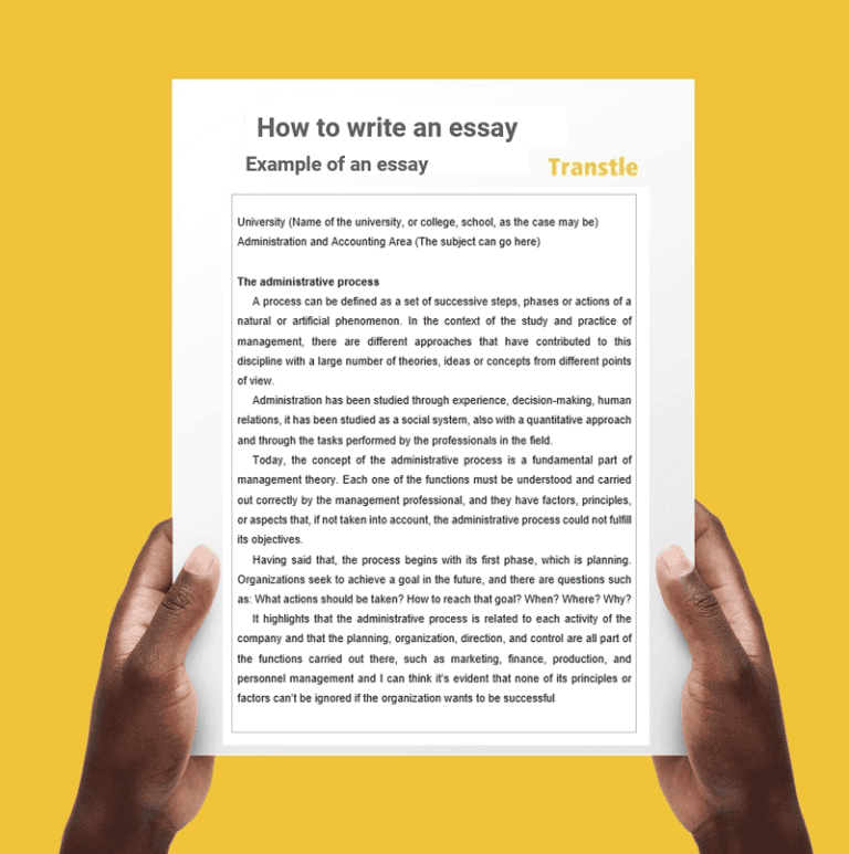 How to write an essay, examples of an essay
