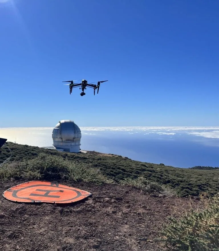 Rodaje de cine en Canarias Drones