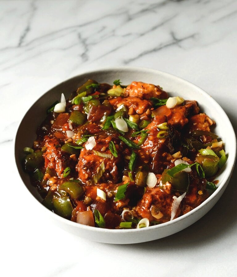 Restaurant-style chili Chicken Gravy
