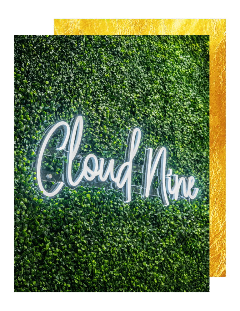 Modern interior of Cloud Nine Aesthetics wellness and skincare clinic in Jacksonville IL.