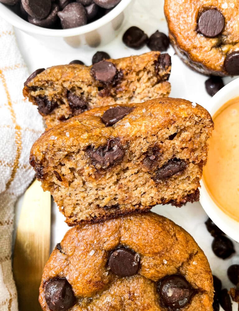 Peanut Butter Protein Muffins – gluten and dairy free