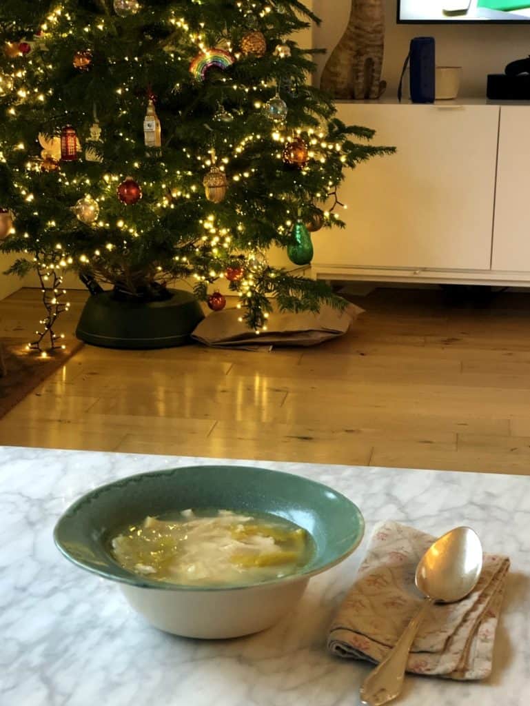 Scottish Chicken and Leek Soup Cock-A-Leekie Soup 1 Cozy Scottish Cock-A-Leekie Soup