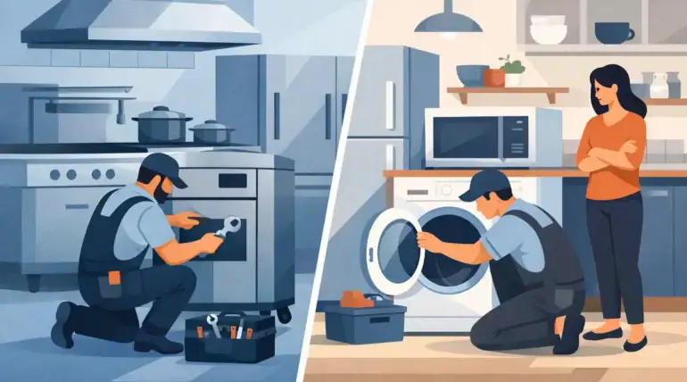 Commercial vs Residential Appliance Repair