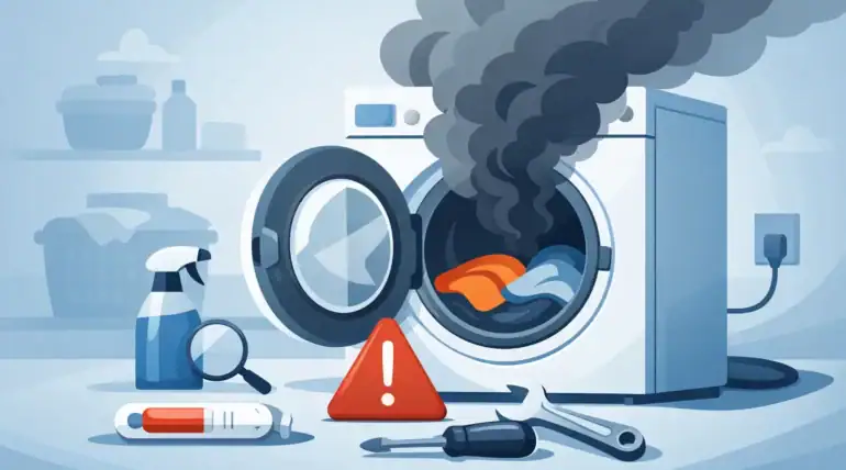 Why Does Your Dryer Smell Burning? What to Do