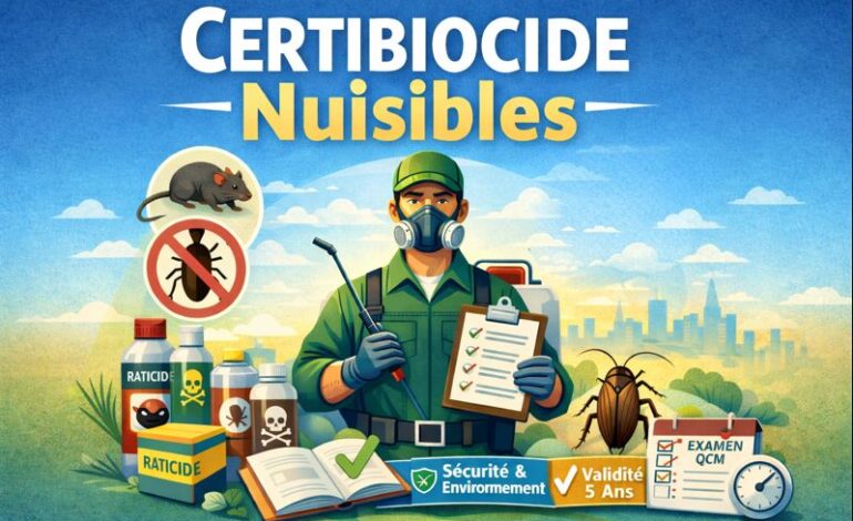 Certibiocide nuisibles