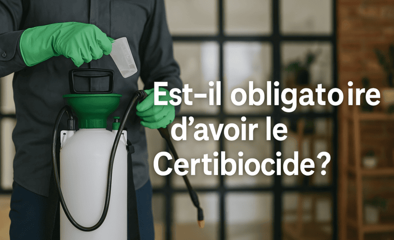 Certibiocide Obligatoire