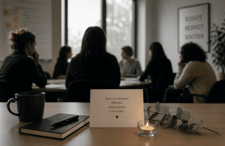 Quand un événement intime vient bouleverser un collectif de travail
