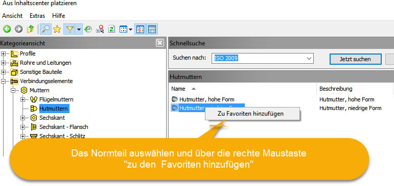 Inhaltscenter Favoriten Inhaltscenter Favoriten