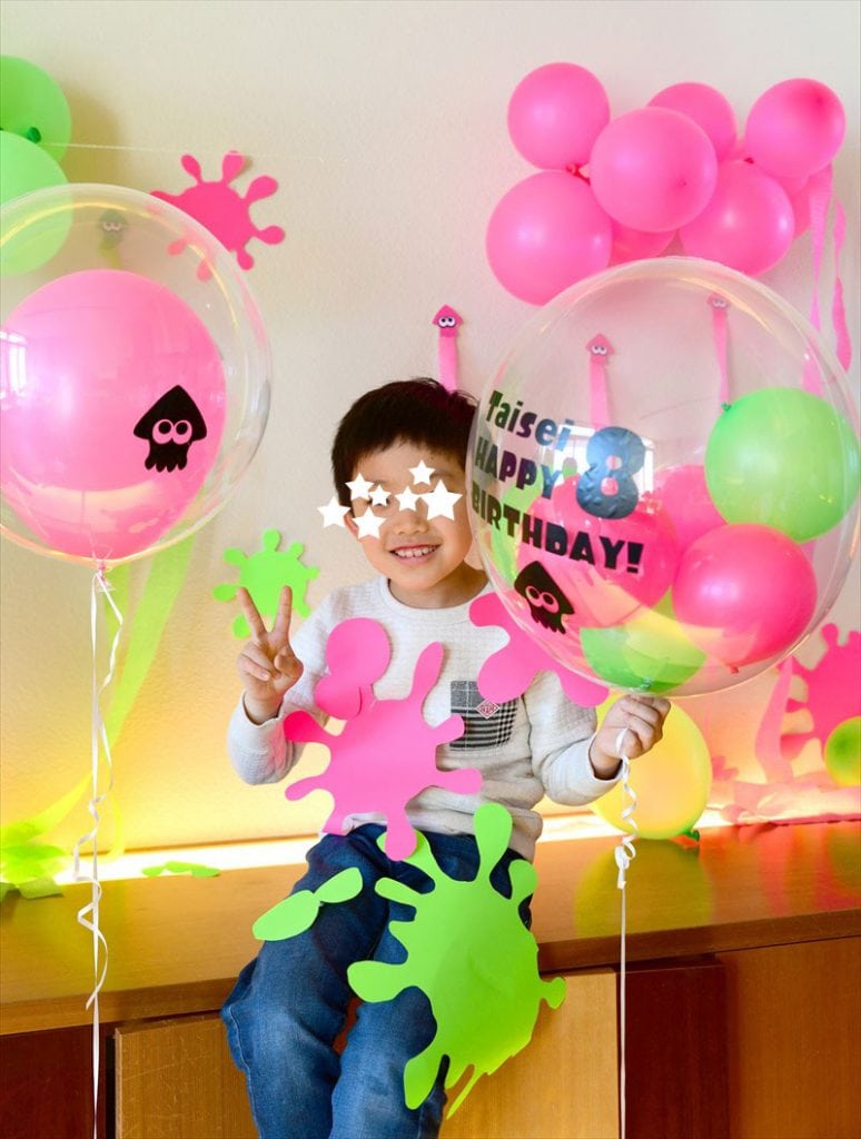 スプラトゥーン テーマのバースデイパーティー