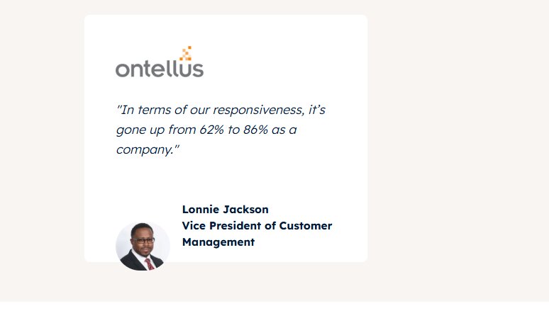 Ontellus Reply Time Improvements