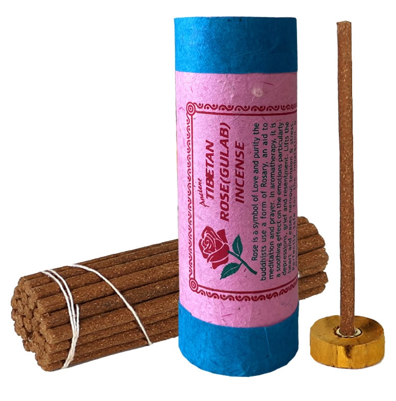 Encens Tibétain Rose 30 bâtonnets