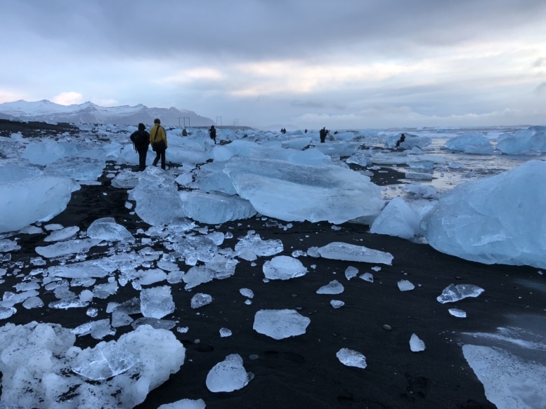 Diamond Beach in Iceland 