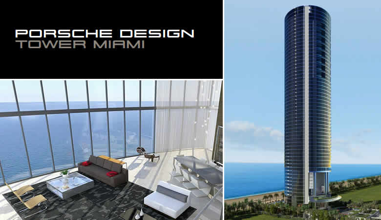 Porsche Design Tower em Sunny Isles Beach foi projetado para suportar ventos de furacões de categoria 5 na Flórida
