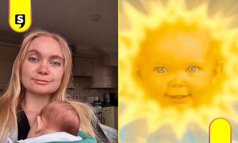 bebé de los Teletubbies