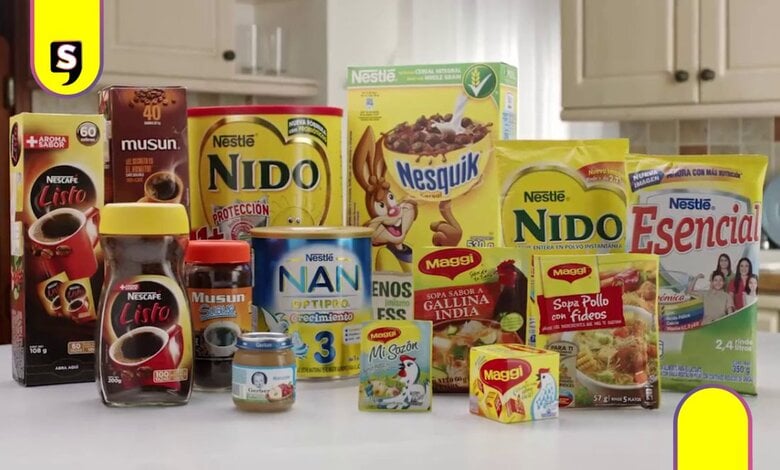 colorantes artificiales en Nestlé