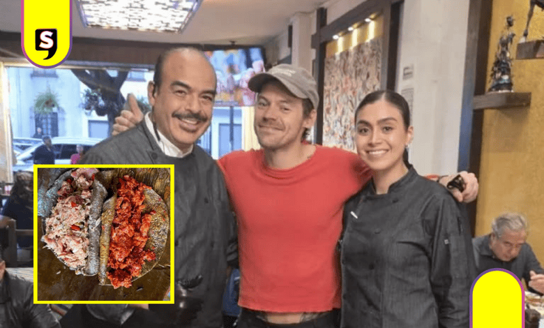 Harry Styles comió barbacoa de Tulancingo en su visita a México
