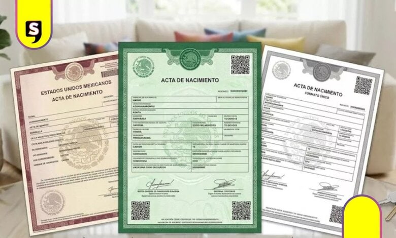 acta de nacimiento