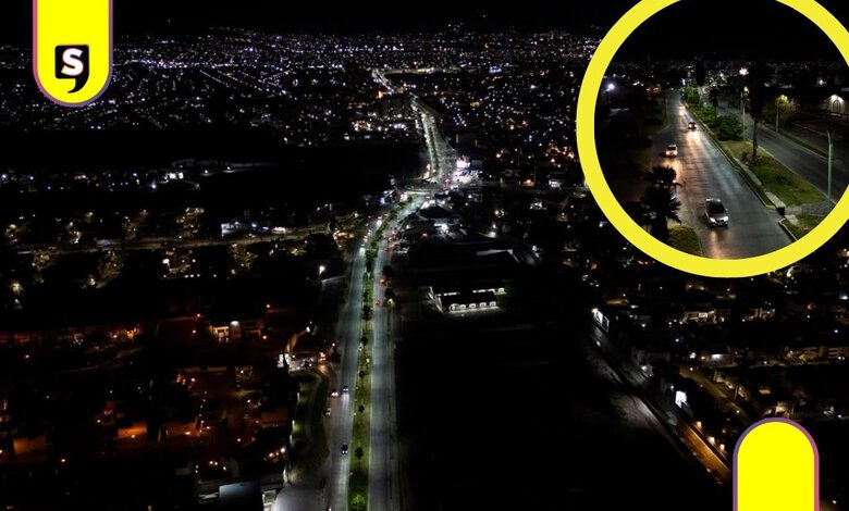 modernización del alumbrado en el G. Bonfil