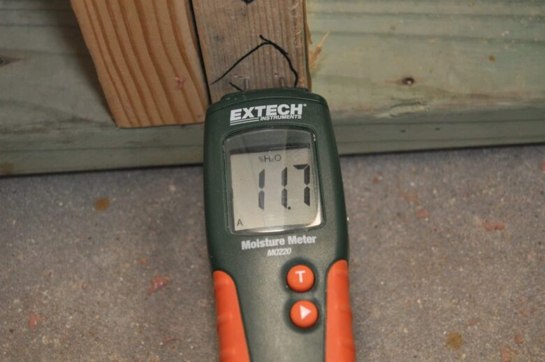 Moisture Test for building 