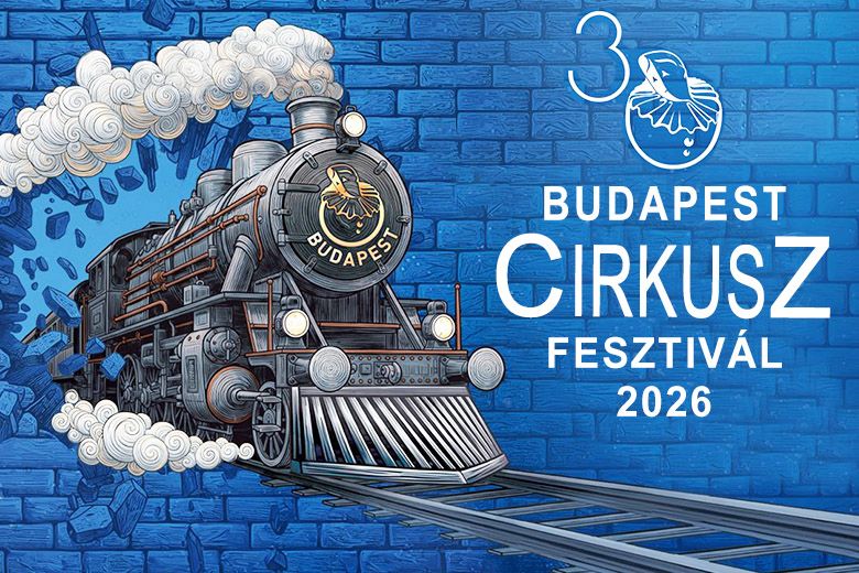 Budapest Nemzetközi Cirkuszfesztivál 2026 hivatalos plakátja