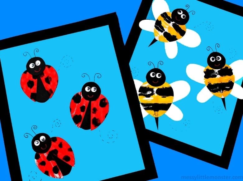 ladybug art painting
