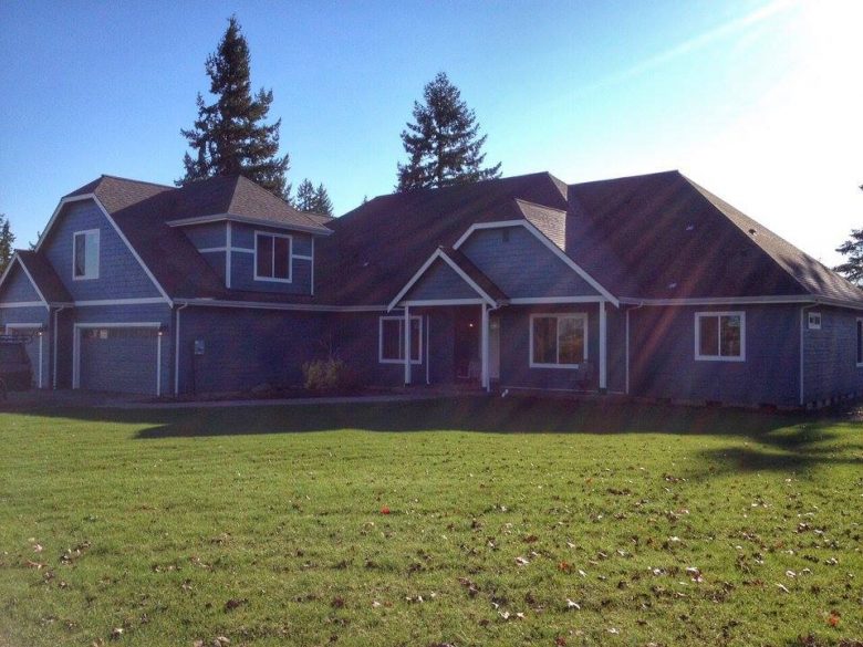 Custom home by Reality Homes.