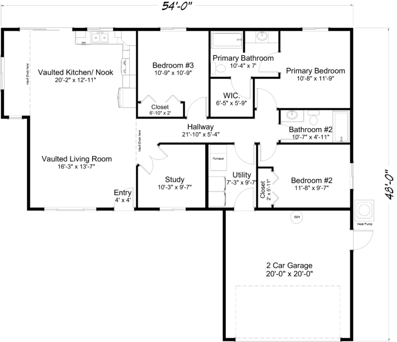1411 Hawks Prairie North-Floor Plan