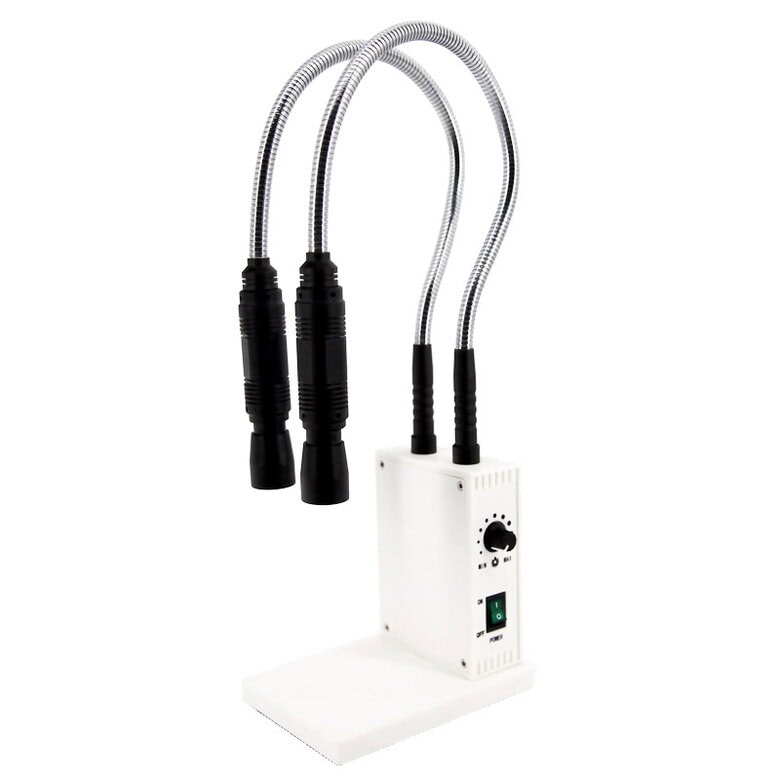 Dual Gooseneck TT 20W, Spatlight, High brightness Light, Microscope light, Gooseneck.