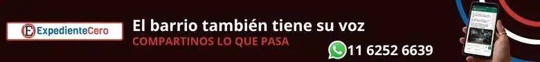 Compartinos lo que pasa en tu barrio — Expediente Cero WhatsApp 11 6252 6639
