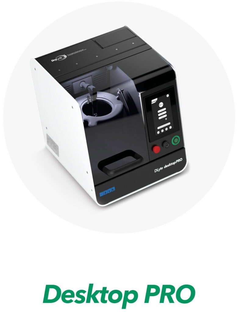 Echipament Electroslefuire cu electroliti uscati D-lyte Desktop Pro