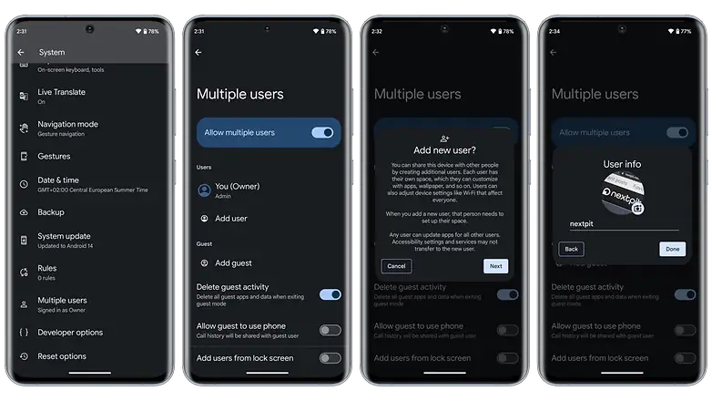 How to hide photos and videos on Android without any app 15 guest mode on Android, hide photos and videos