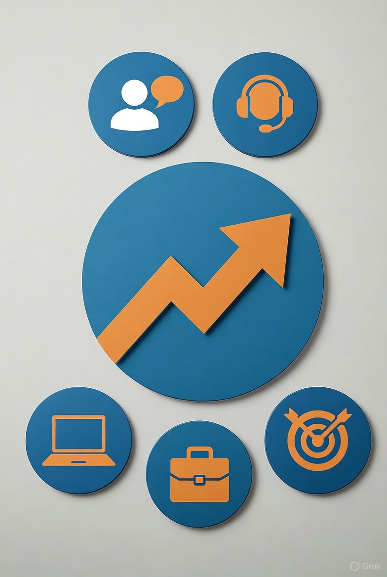 MSP lead generation guide infographic showing 7 methods to generate leads for managed service providers including outbound prospecting, partner referrals, and digital marketing strategies