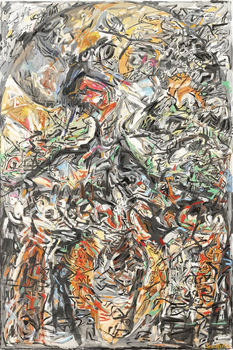 Hommage au Greco (2014) 195x130cm