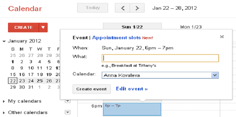googlecalender