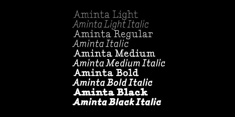 Right Typefaces