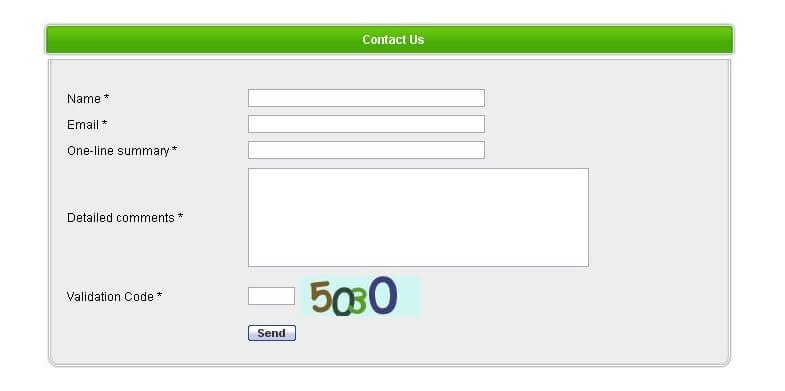Contact Form - WordPress mistakes