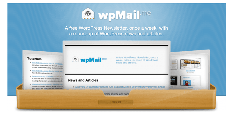 wpMail.me - WordPress tips blogs