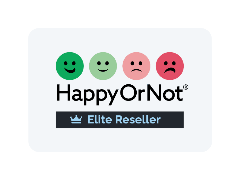 Unser Unternehmen ist ein Elite-Händler von HappyOrNot am österreichischen, Schweizer und slowenischen Markt.