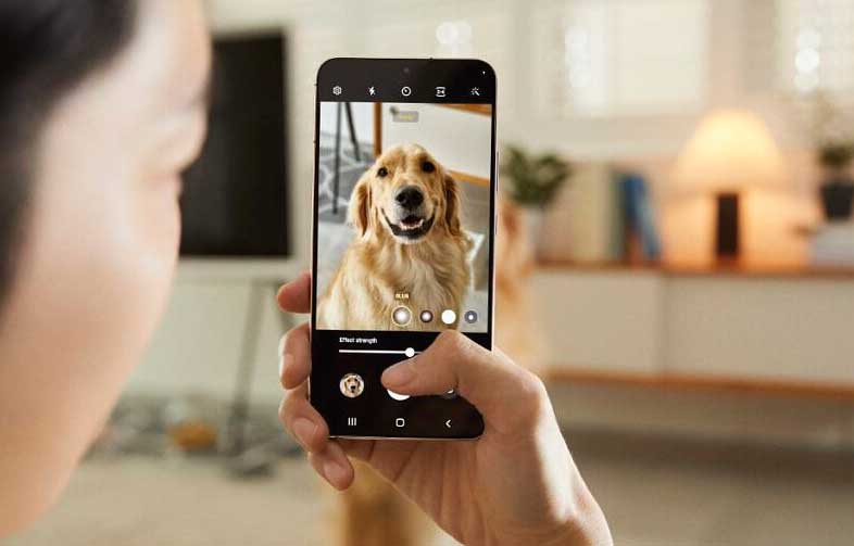 Отличия камеры в серии Samsung Galaxy S22 8 Расширенный портретный режим хорошо работает с домашними животными