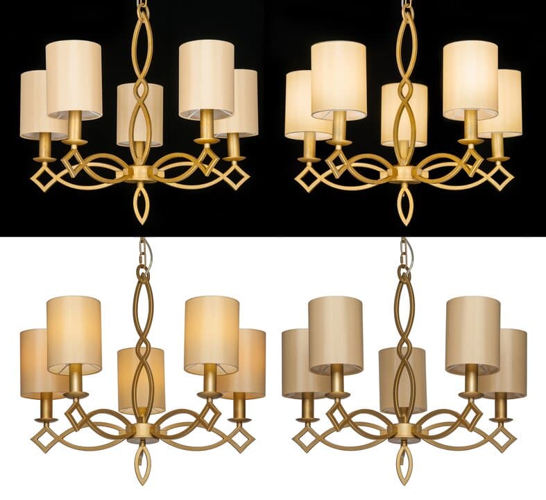 Photography of lighting fixtures in Moscow