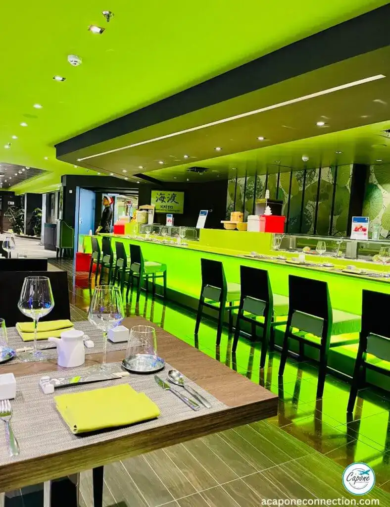 MSC Cruise Review Asian Sushi Bar